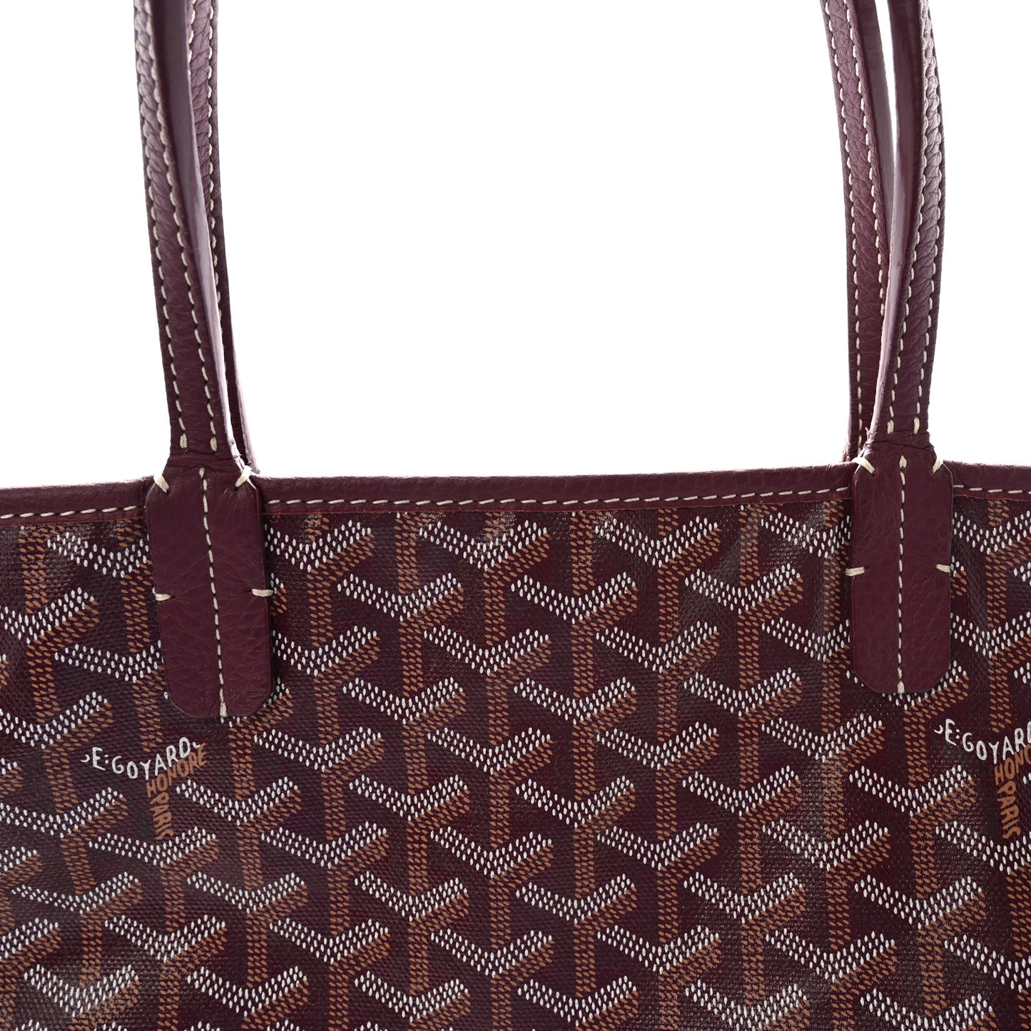 Goyardine Sac Hardy Pet Carrier PM Burgundy