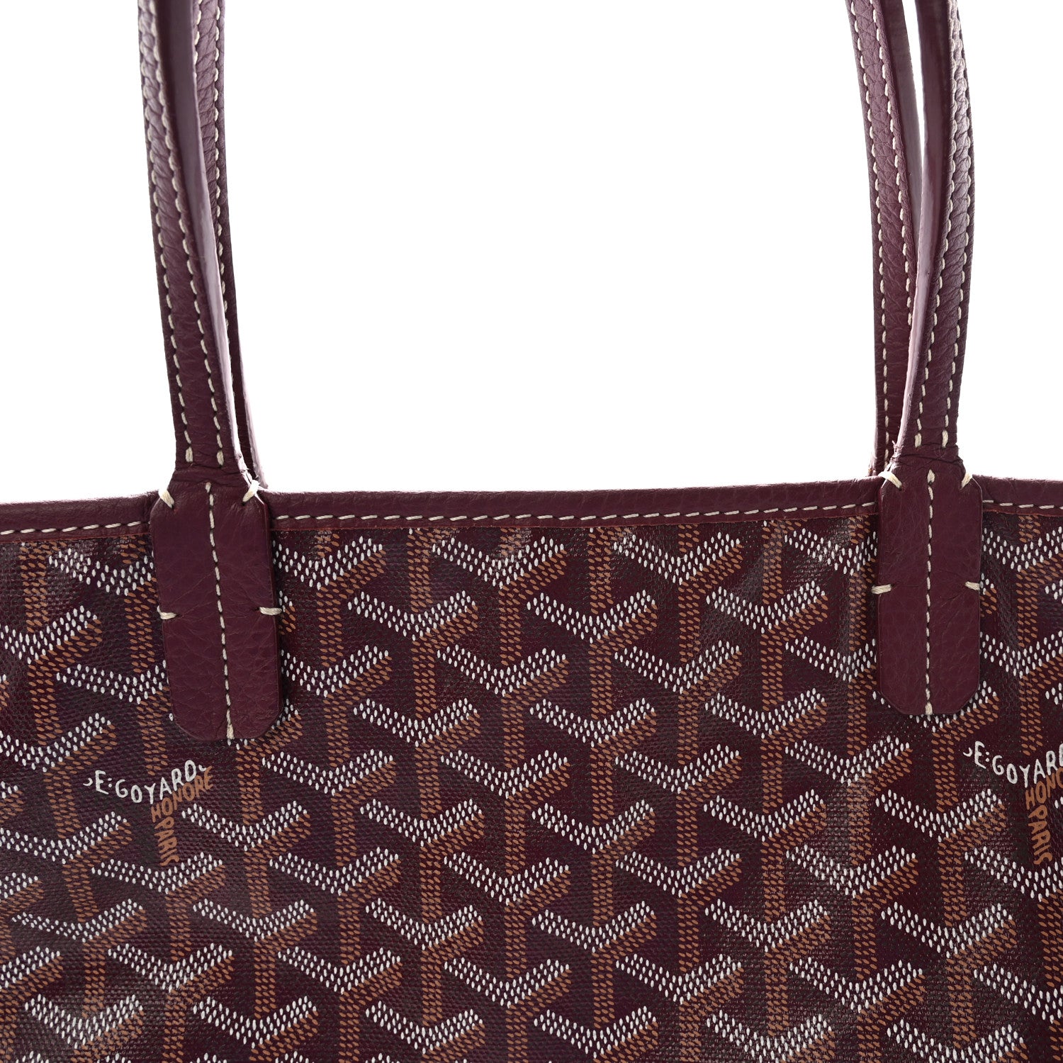 Goyard Goyardine Sac Hardy Pet Carrier PM Burgundy 8 of 10