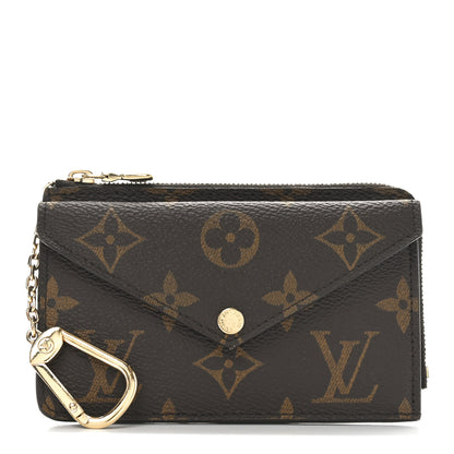 Louis Vuitton Monogram Recto Verso Card Holder Black 1 of 7