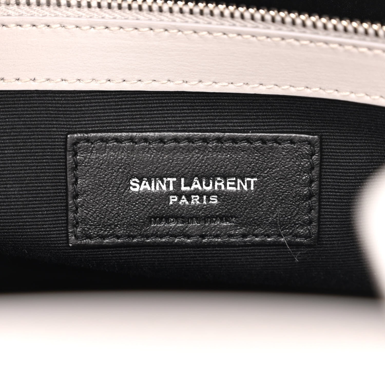 Saint Laurent Calfskin Small Manhattan Shopper Tote Granite 6 of 11