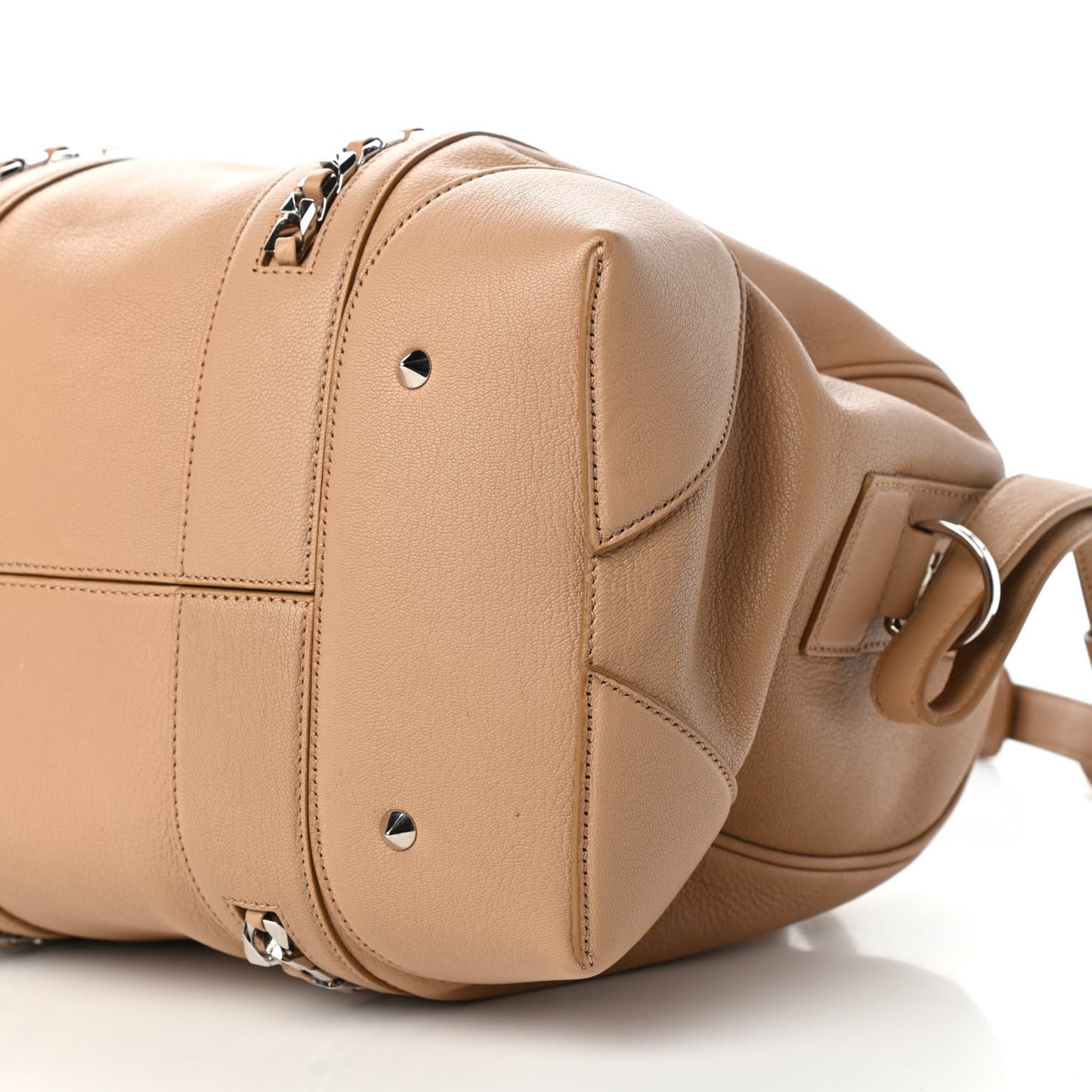 Sugar Goatskin Medium Chain Animation Lucrezia Beige