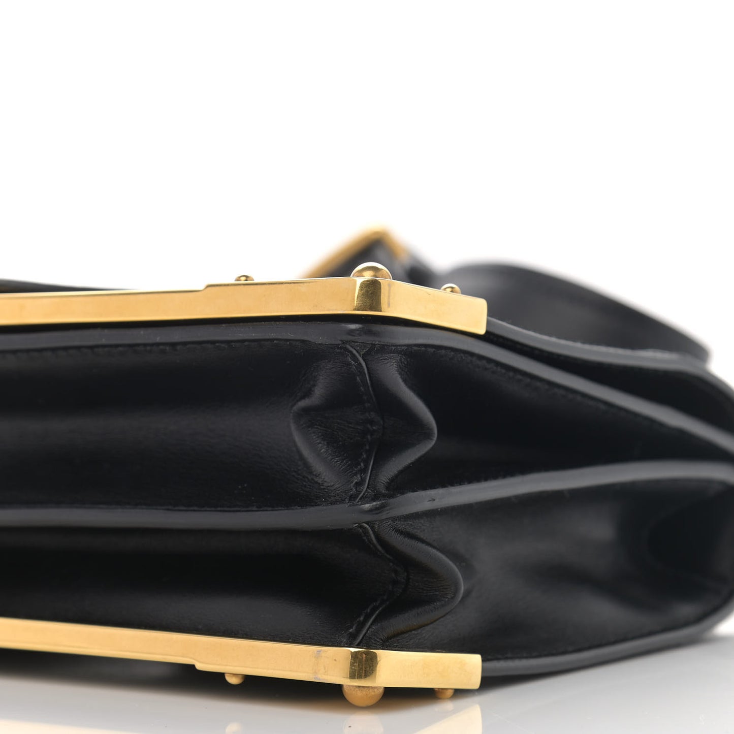 City Calf Saffiano Cahier Bag Black