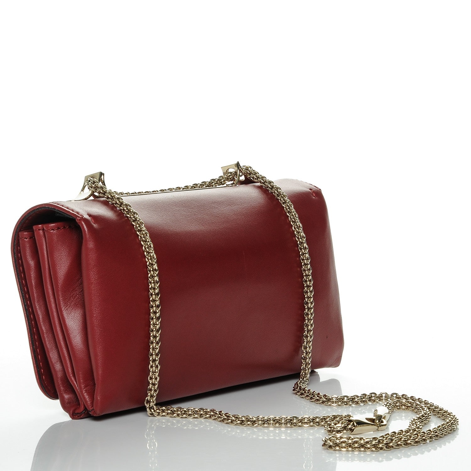 Valentino Garavani Nappa Va Va Voom Shoulder Bag Red 3 of 6