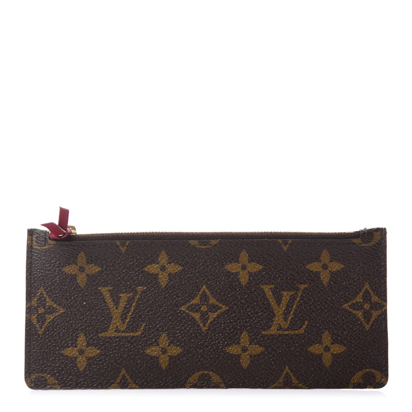 Monogram Josephine Wallet Zippered Insert Fuchsia