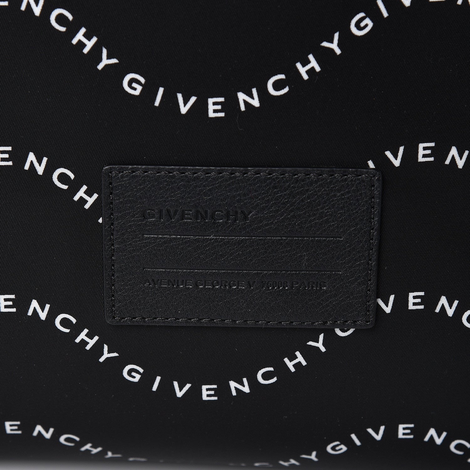 Givenchy Nylon Waves Print Urban Backpack Black White 8 of 12