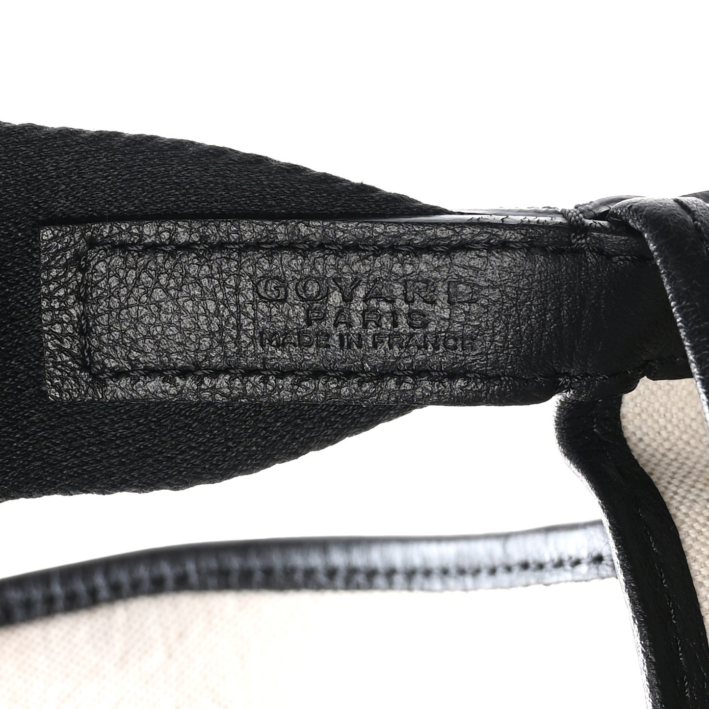 Goyardine Capetien Messenger Bag Black