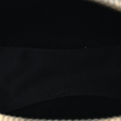 Saint Laurent Denim Matelasse Chevron Quilted Round Vinyle Camera Bag Rodeo Blue Cinnamon 5 of 10