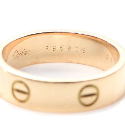 Cartier 18K Yellow Gold 5.5mm LOVE Ring 64 10.75 6 of 6