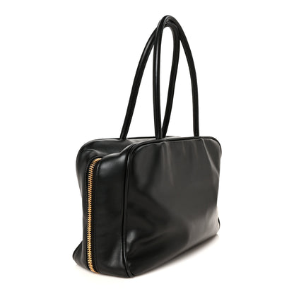Miu Miu Soft Calf Softy Large Beau Top Handle Bag Black 3 of 9