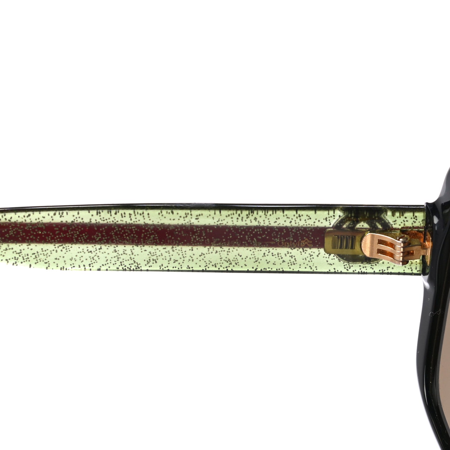 Acetate Oversize Square Web GG 0036S Sunglasses Black Green