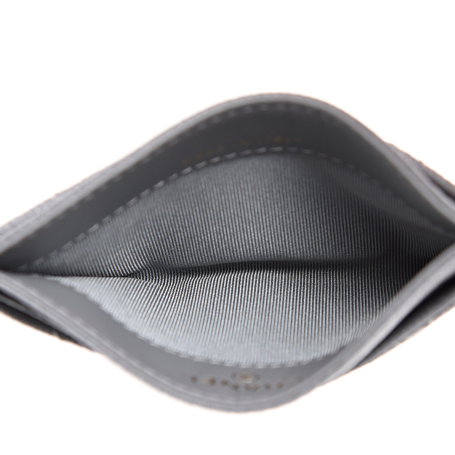 Chanel Caviar Quilted Card Holder Grey 4 of 8
