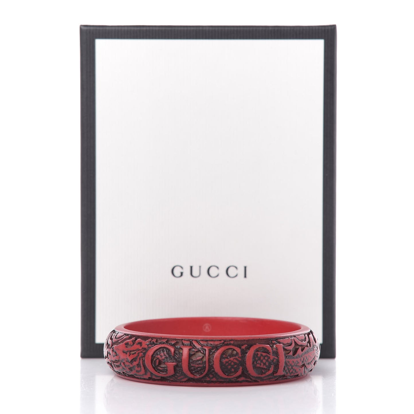 Resin Flora Bracelet Red
