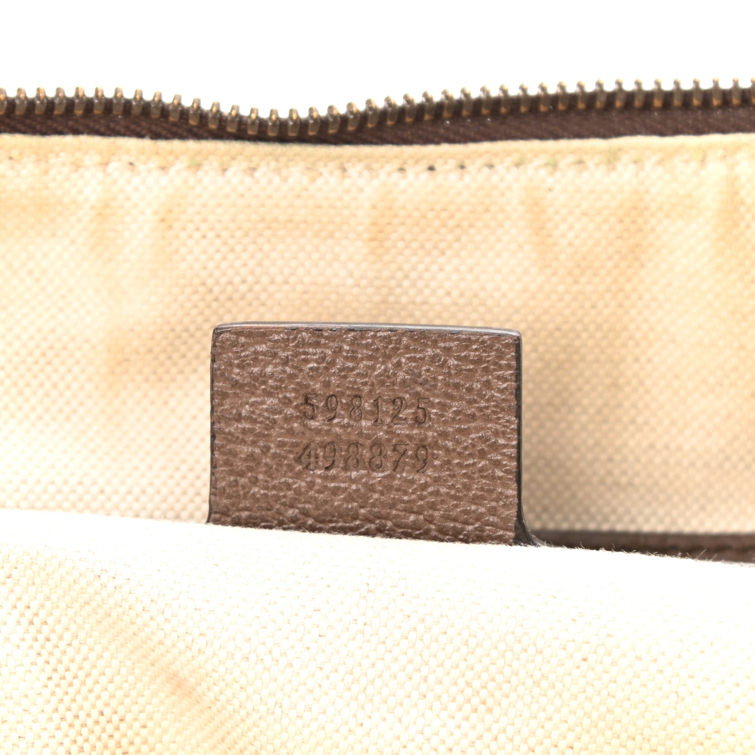 Gucci GG Supreme Monogram Web Small Ophidia Half Moon Hobo Brown 7 of 8