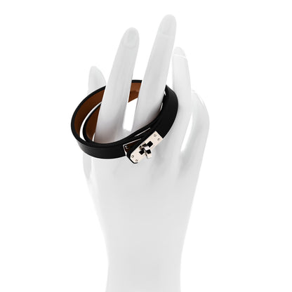 Hermes Swift Mini Kelly Double Tour Bracelet T2 Black 2 of 7