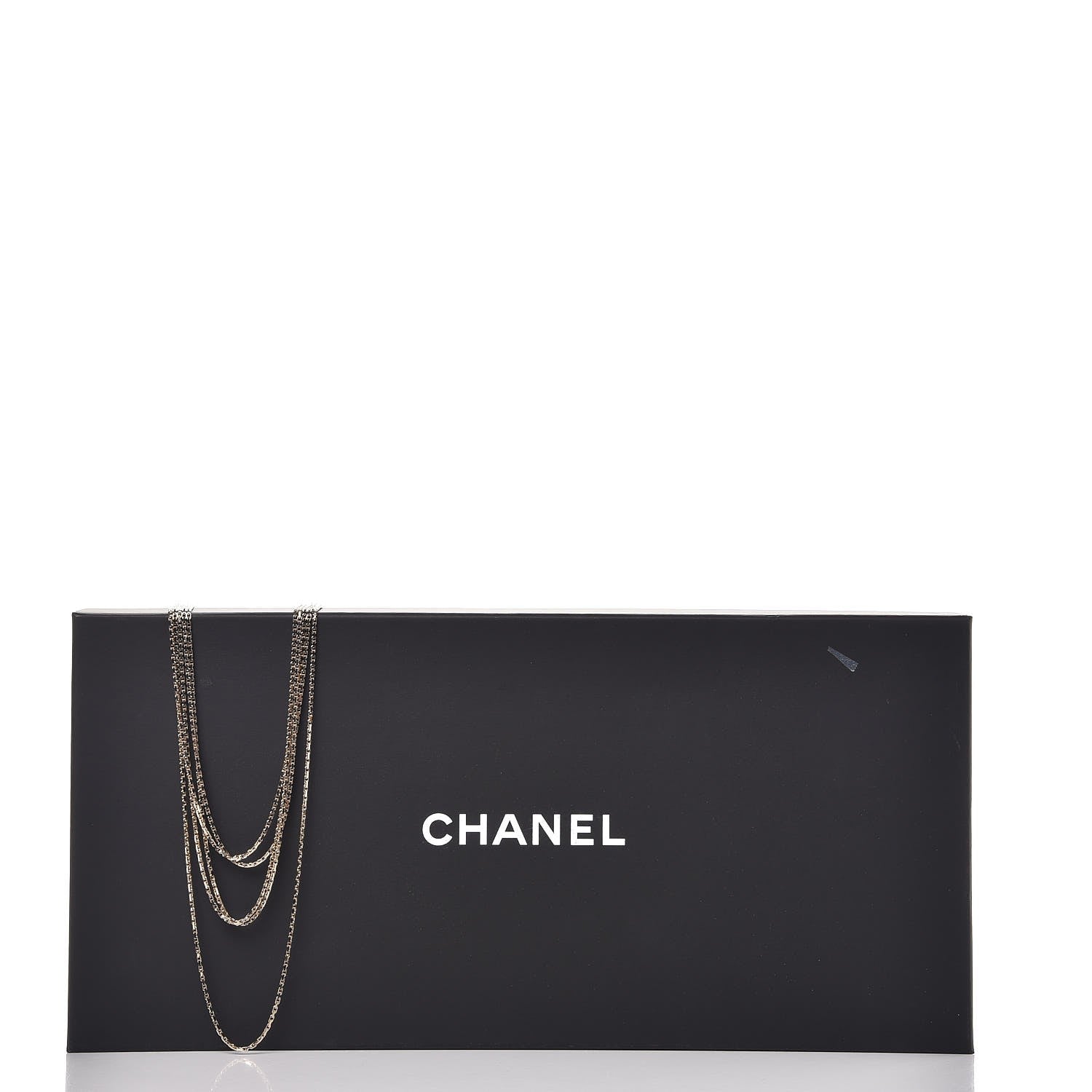 Chanel Crystal Pearl CC Long Multistrand Necklace Light Gold 6 of 6