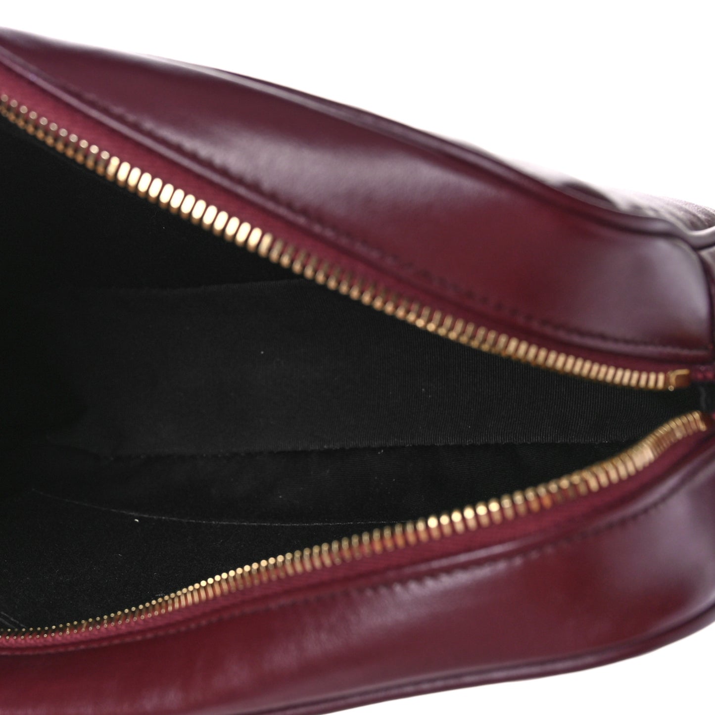 Calfskin Matelasse Monogram Lou Camera Bag Dark Legion Red