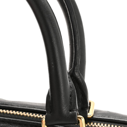 Louis Vuitton Lambskin Embossed Monogram Speedy 22 Bandouliere Black 12 of 12