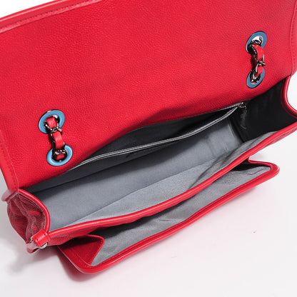 Chanel Iridescent Caviar Quilted Medium French Riviera Flap Red 5 of 9
