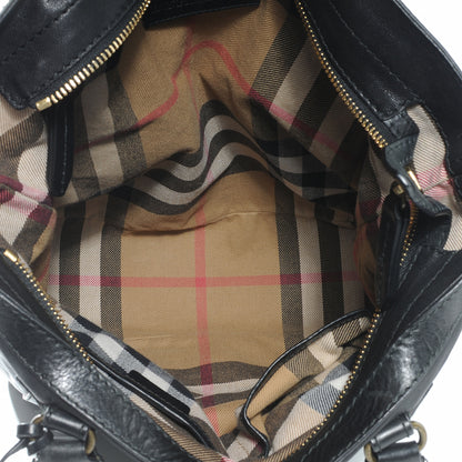 Burberry Vintage Washed Leather Medium Bonington Tote Black 5 of 8