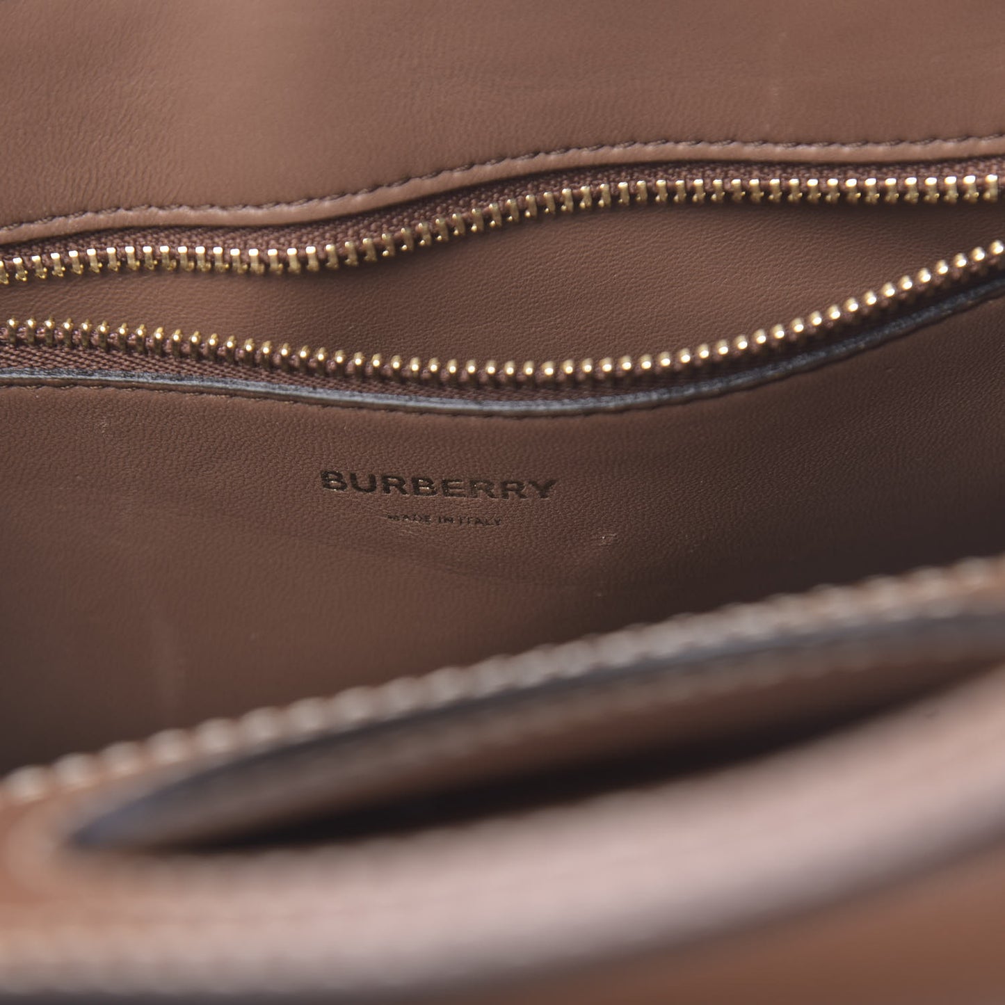 Smooth Calfskin Mini Pocket Bag Malt Brown