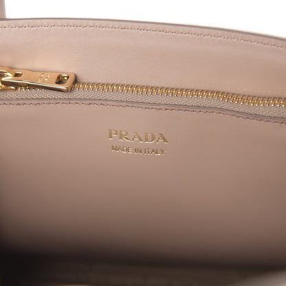Prada Saffiano Cuir Calfskin Small Monochrome Top Handle Tote Cipria 7 of 10
