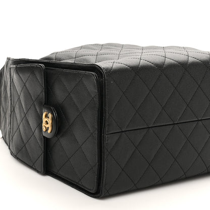 Chanel Caviar Quilted Medium Chanel 25 Handbag Black 10 of 11