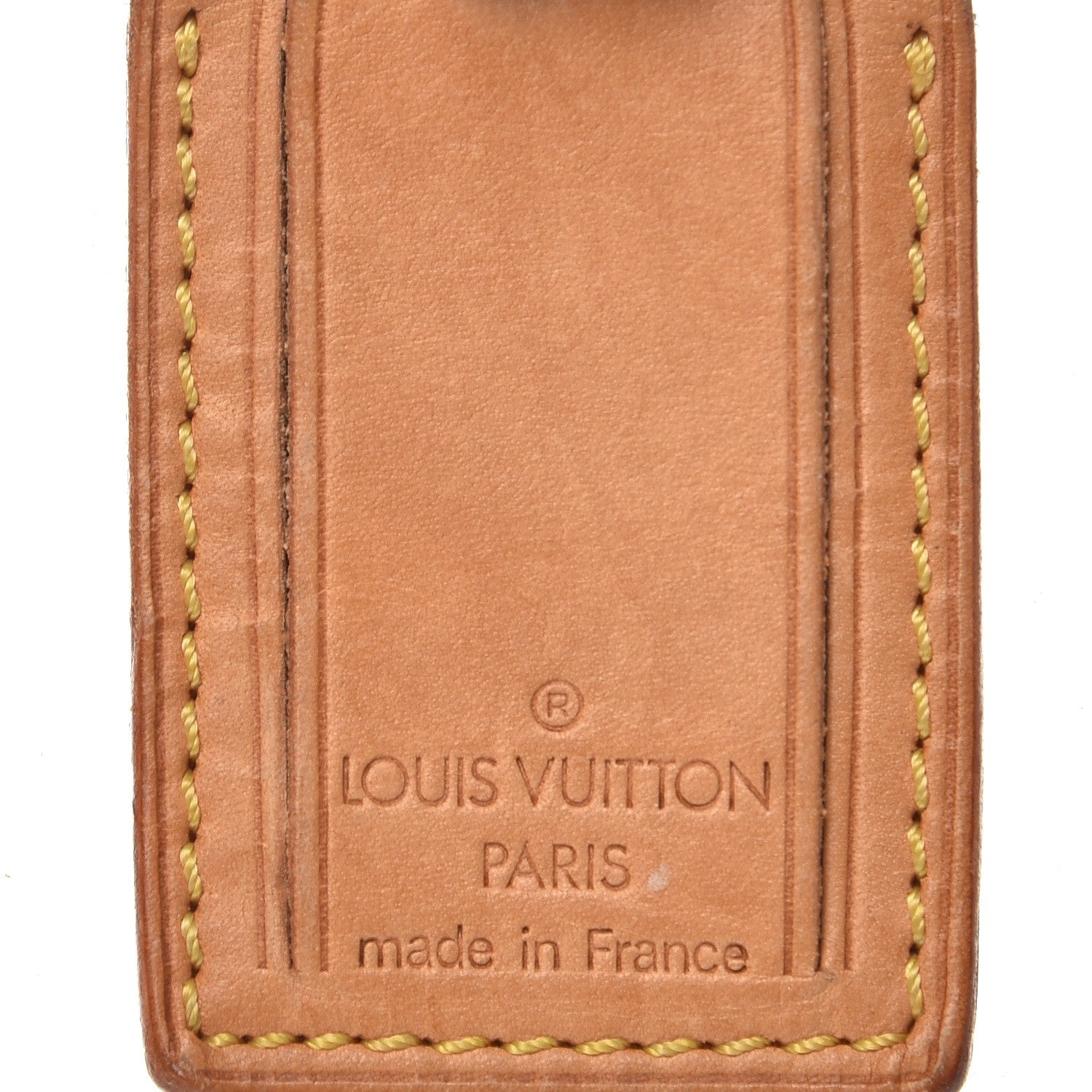 Louis Vuitton Vachetta Luggage Tag 3 of 5
