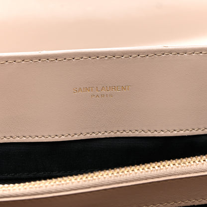 Saint Laurent Calfskin Y Quilted Monogram Medium Loulou Chain Satchel Light Natural 6 of 11