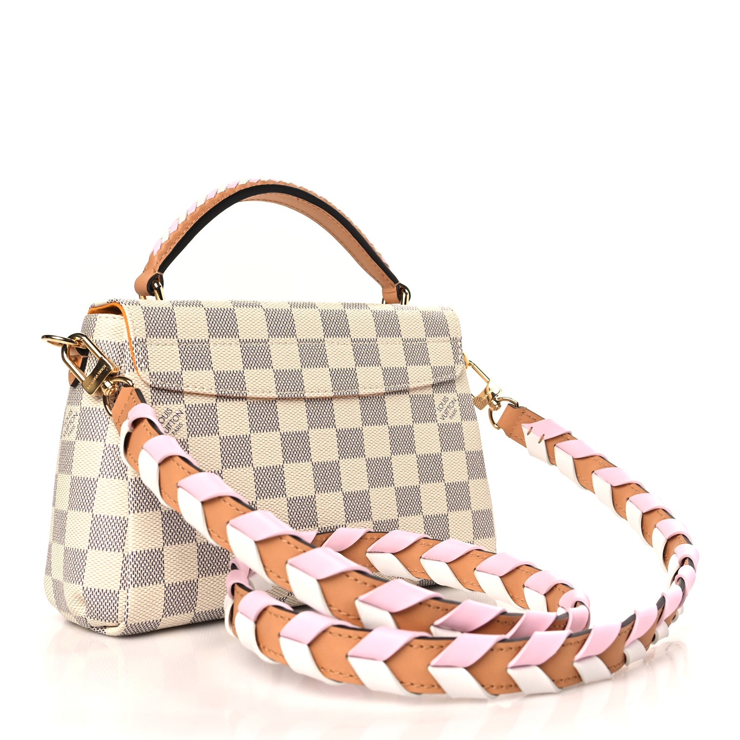 Damier Azur Braided Croisette Rose