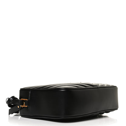 Saint Laurent Calfskin Matelasse Monogram Lou Camera Bag Black 4 of 12