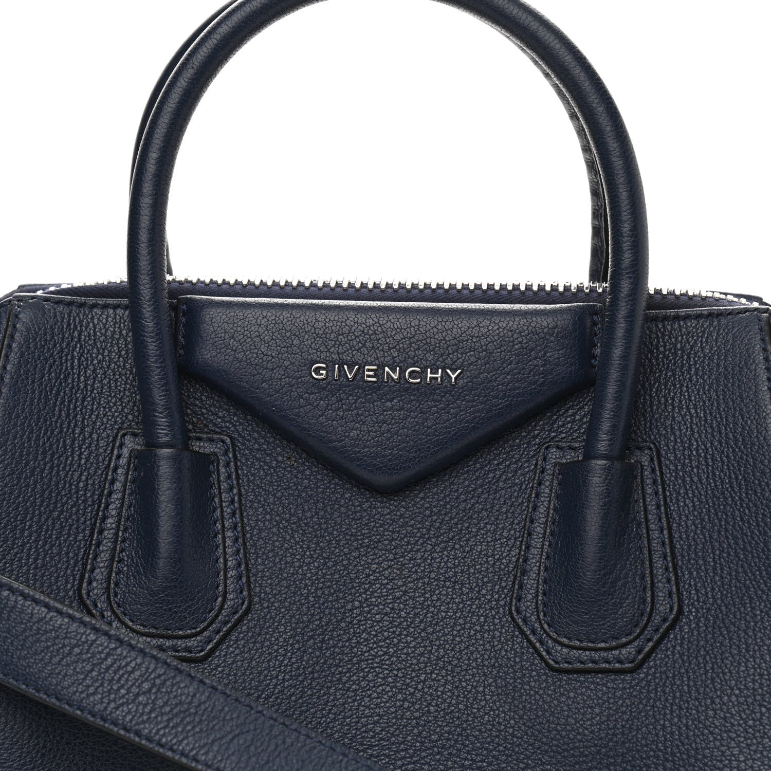 Givenchy Sugar Goatskin Small Antigona Navy 8 of 15