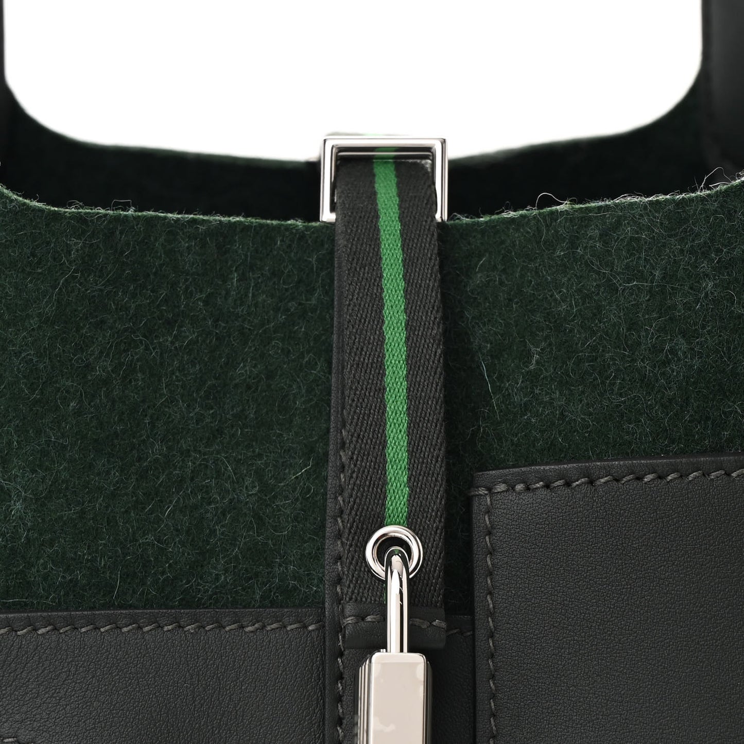 Wool Felt Swift Go Team Picotin Lock 18  Vert Fonce Vert Anglais Vert Cactus New White