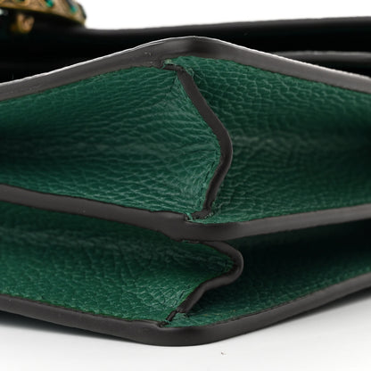 Gucci Dollar Calfskin Crystal Small Dionysus Shoulder Bag Emerald 11 of 12