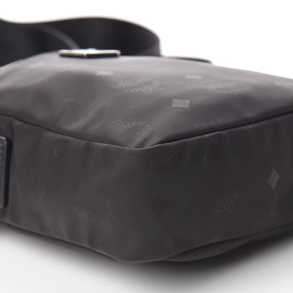 MCM Nylon Monogram Dieter Crossbody Black 9 of 10