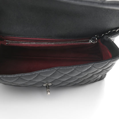 Chanel Caviar Quilted Medium Coco Handle Flap Black 5 of 12