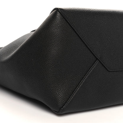 Celine Soft Grained Calfskin Small Belt Cabas Phantom Black 9 of 10