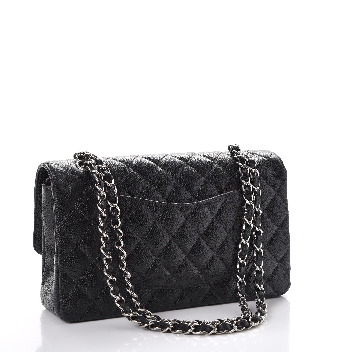 Chanel Caviar Quilted Medium Double Flap Black 4 of 8