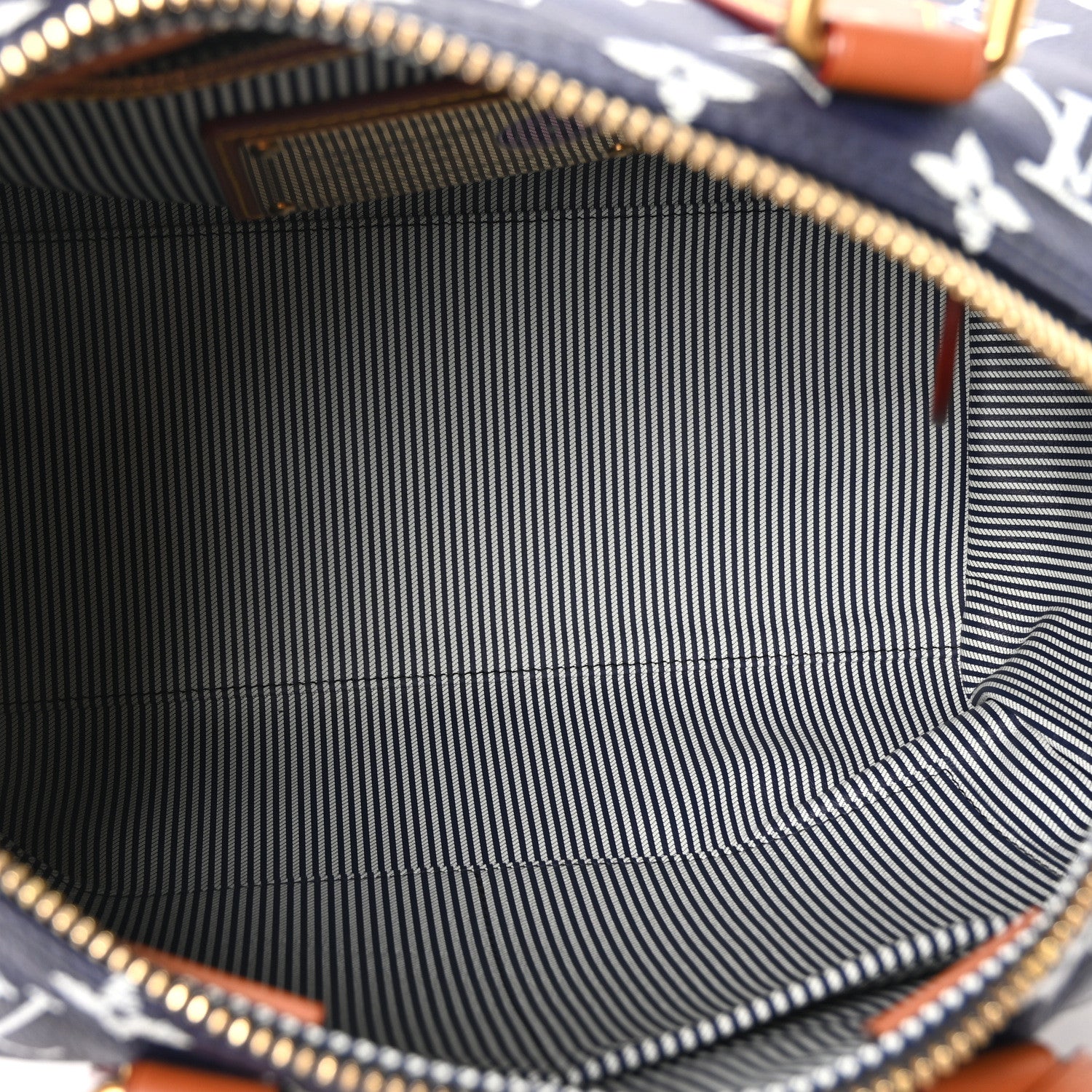 Louis Vuitton Calfskin Monogram Speedy P9 Bandouliere 30 Indigo 5 of 11