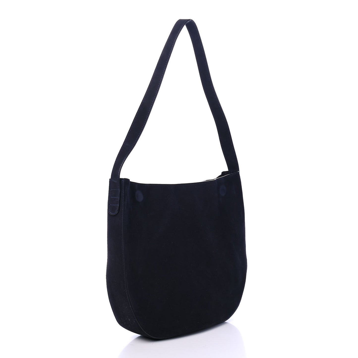 Suede Shoulder Bag Navy
