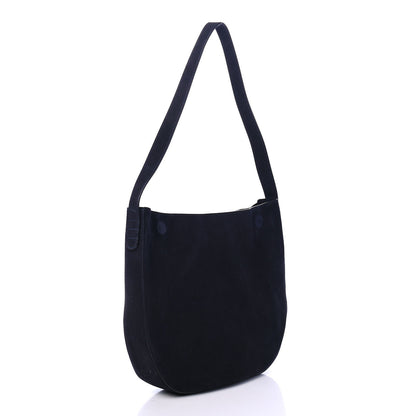 Mansur Gavriel Suede Shoulder Bag Navy 2 of 5