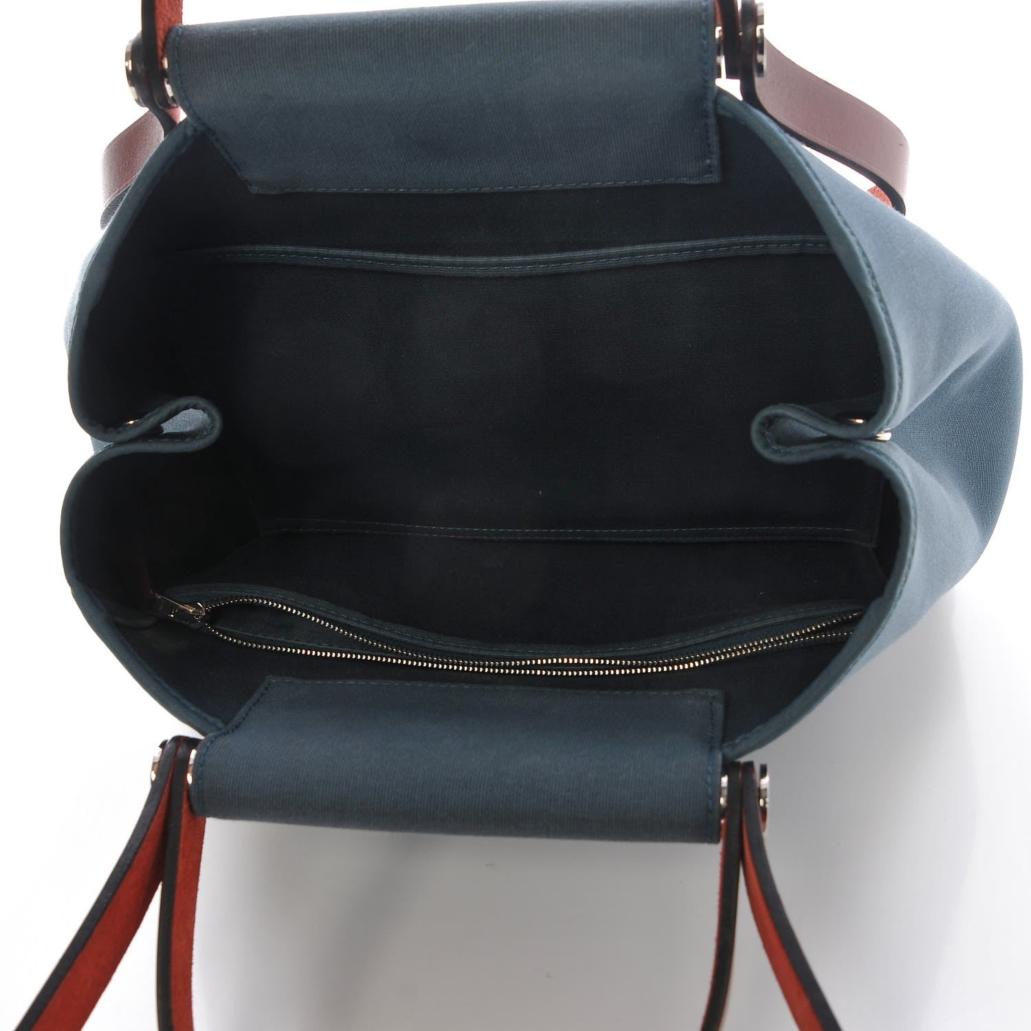Hermes Toile Cabag 32 PM Bleu Tempete 6 of 8