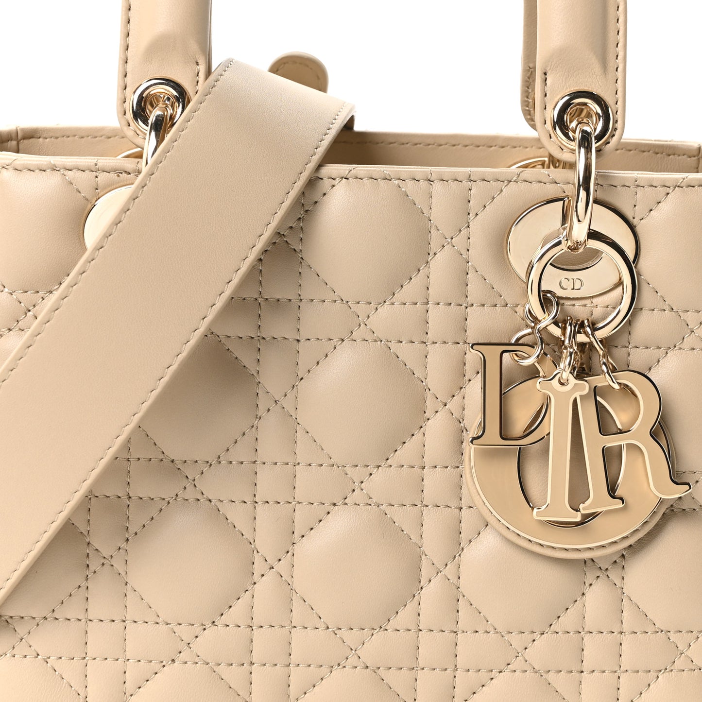Lambskin Cannage Small My ABCDior Lady Dior Corda