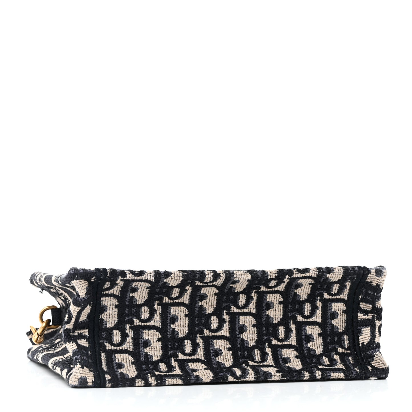 Oblique Mini Book Tote With Strap Blue Multicolor