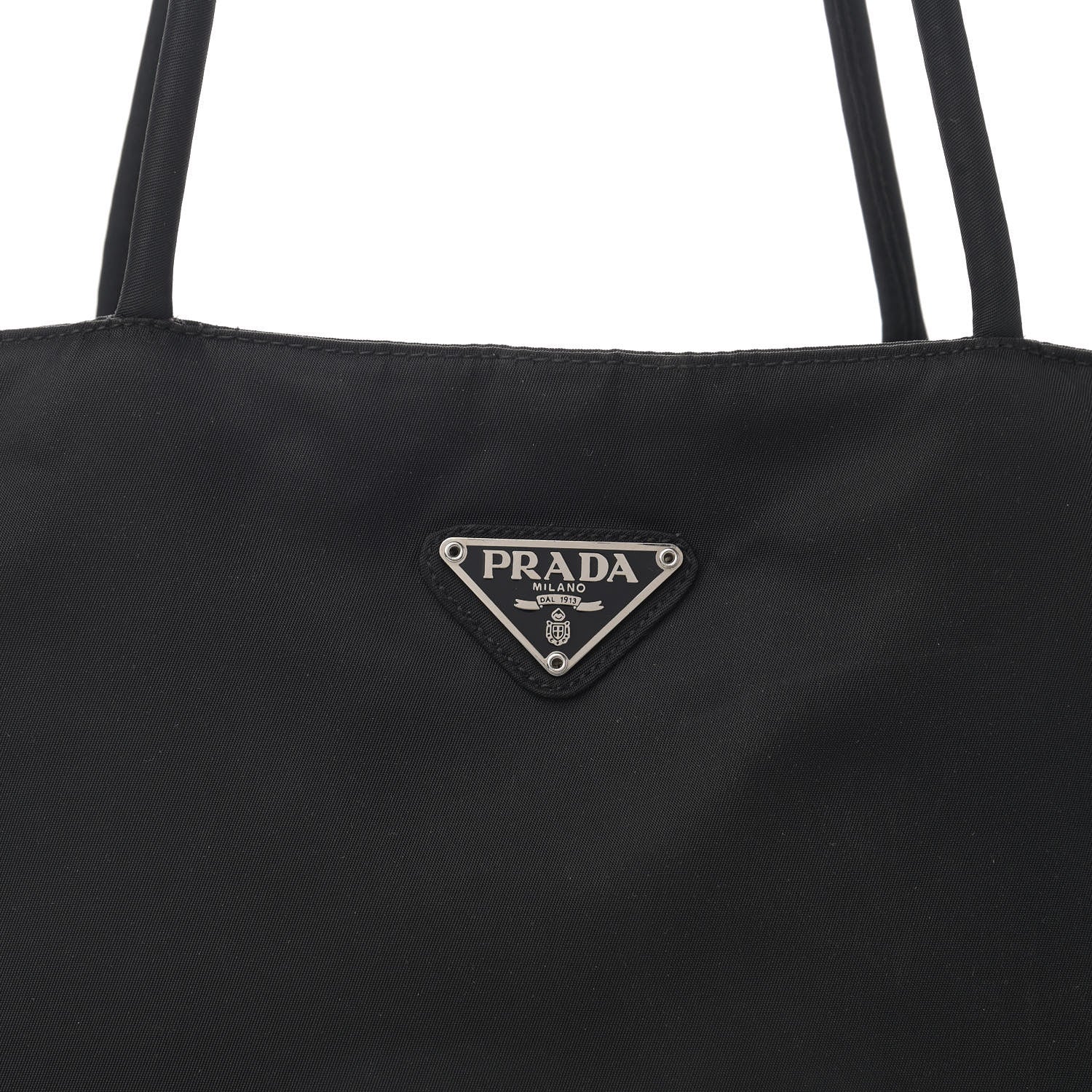 Prada Tessuto Nylon City Tote Black 9 of 13