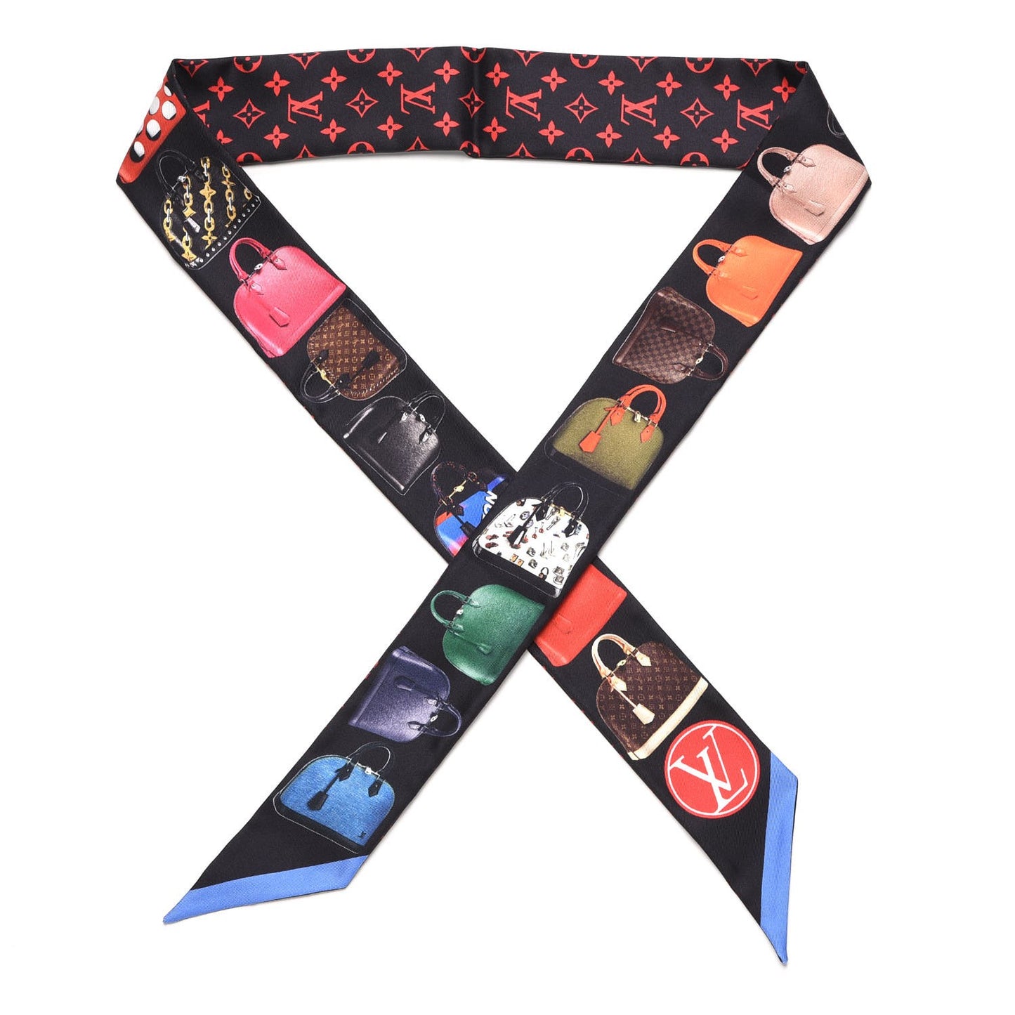 Silk Monogram Tribute To Alma BB Bandeau Black