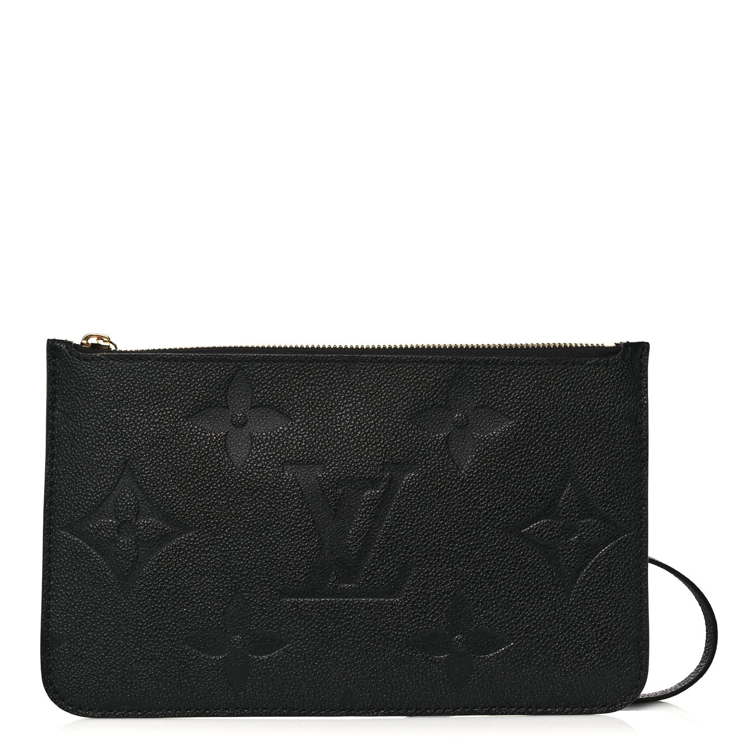 Louis Vuitton Empreinte Monogram Giant Neverfull MM Pochette Black 1 of 7