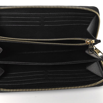 Louis Vuitton Empreinte Zippy Wallet Black 5 of 8