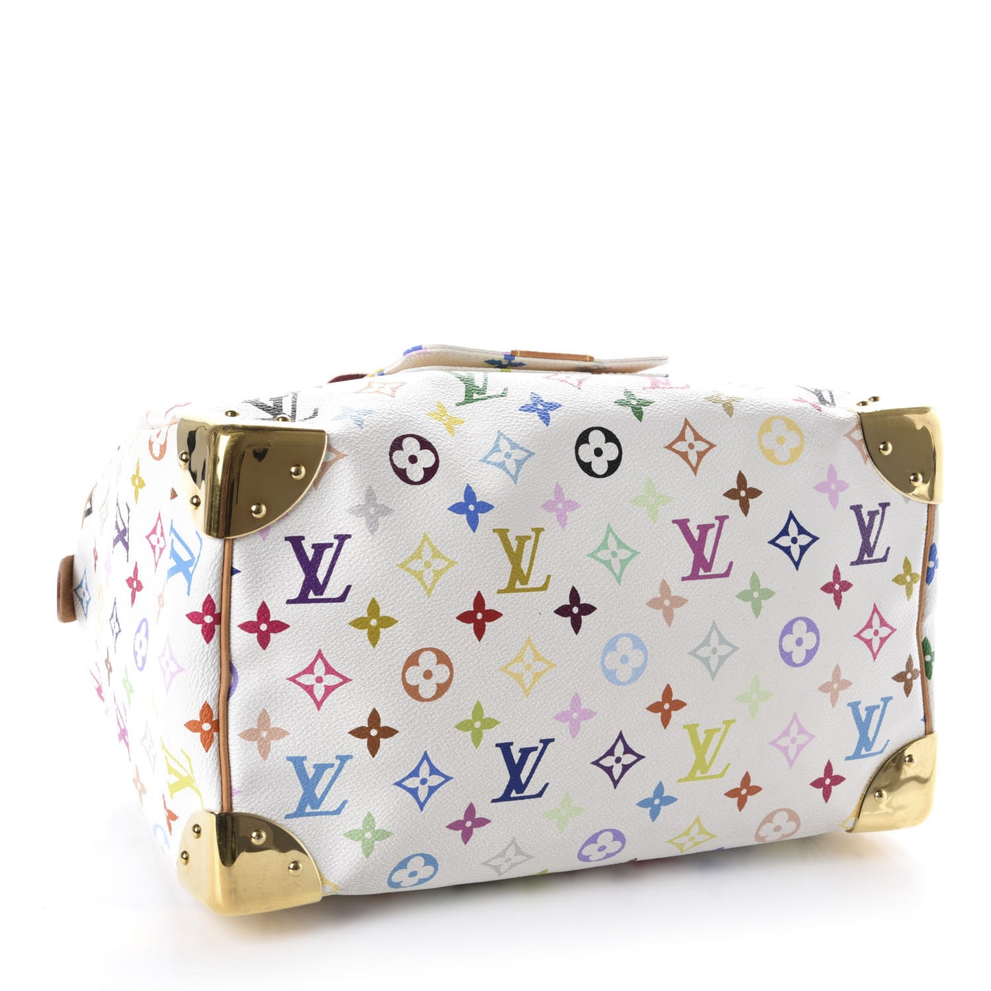 Monogram Multicolor Speedy 30 White