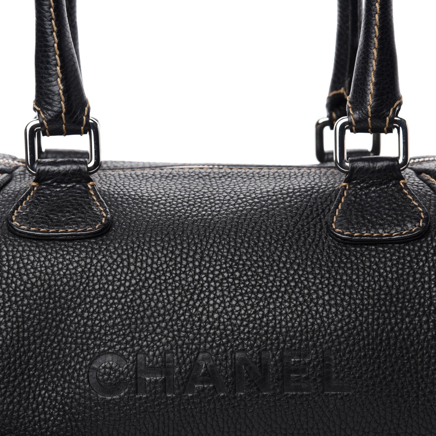 Chanel Calfskin Large Tassel Bowler Black 15 of 15