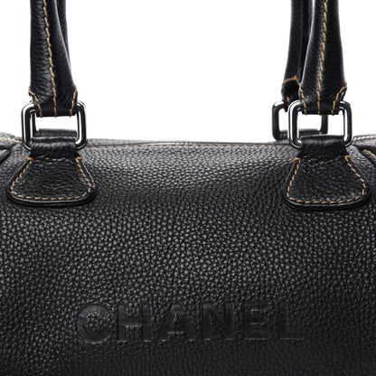 Chanel Calfskin Large Tassel Bowler Black 15 of 15